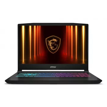 Nešiojamas kompiuteris MSI Katana 15 HX B14WGK-061XPL — 15,6 colio QHD+ 165 Hz, Intel Core i7-14650HX, 16 GB DDR5, 1 TB SSD, NVIDIA GeForce RTX 5070, be OS, juodas