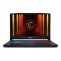 Nešiojamas kompiuteris MSI Katana 15 HX B14WGK-061XPL — 15,6 colio QHD+ 165 Hz, Intel Core i7-14650HX, 16 GB DDR5, 1 TB SSD, NVIDIA GeForce RTX 5070, be OS, juodas