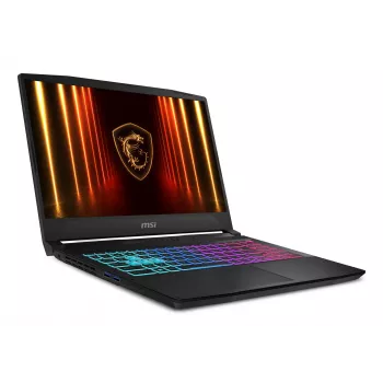 Nešiojamas kompiuteris MSI Katana 15 HX B14WGK-061XPL — 15,6 colio QHD+ 165 Hz, Intel Core i7-14650HX, 16 GB DDR5, 1 TB SSD, NVIDIA GeForce RTX 5070, be OS, juodas