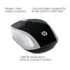 HP Wireless Mouse 200 (Pike Silver), ambidekstrinė, optinė, RF belaidė, 1000 DPI, sidabrinė