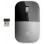 HP Z3700 sidabrinė belaidė pelė, ambidekstrinė, optinė, RF belaidė, 1200 DPI, sidabrinė
