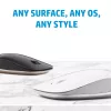 HP 410 Slim Silver Bluetooth pelė, ambidekstrinė, Bluetooth, 2000 DPI, sidabrinė