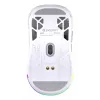 Belaidė žaidimų pelė ENDORFY LIV Onyx White – Bluetooth/2,4 GHz, 12000 DPI, ambidekstrinė, aRGB apšvietimas, 6 mygtukai, USB-A/USB-C laidas