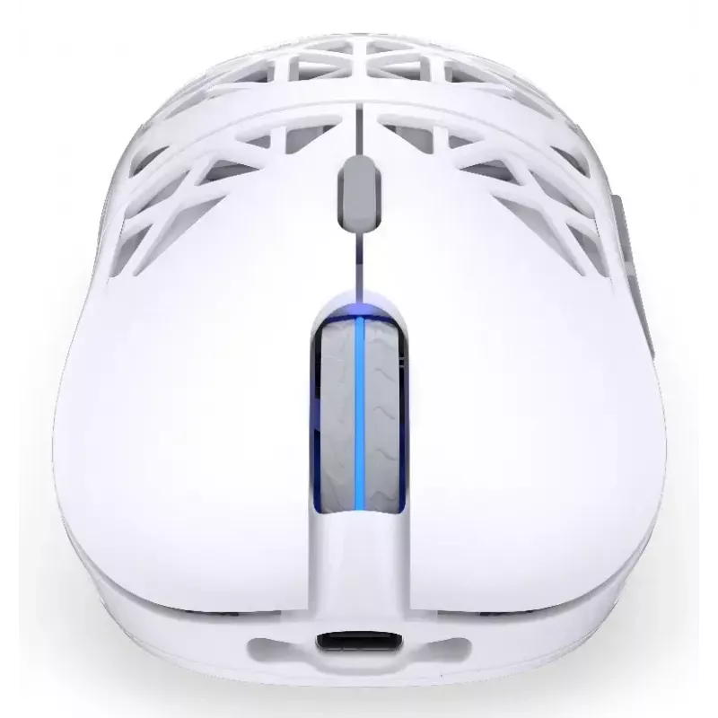 Belaidė žaidimų pelė ENDORFY LIV Onyx White – Bluetooth/2,4 GHz, 12000 DPI, ambidekstrinė, aRGB apšvietimas, 6 mygtukai, USB-A/USB-C laidas