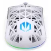 Belaidė žaidimų pelė ENDORFY LIV Onyx White – Bluetooth/2,4 GHz, 12000 DPI, ambidekstrinė, aRGB apšvietimas, 6 mygtukai, USB-A/USB-C laidas