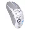 Belaidė žaidimų pelė ENDORFY LIV Onyx White – Bluetooth/2,4 GHz, 12000 DPI, ambidekstrinė, aRGB apšvietimas, 6 mygtukai, USB-A/USB-C laidas