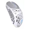 Belaidė žaidimų pelė ENDORFY LIV Onyx White – Bluetooth/2,4 GHz, 12000 DPI, ambidekstrinė, aRGB apšvietimas, 6 mygtukai, USB-A/USB-C laidas