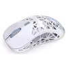 Belaidė žaidimų pelė ENDORFY LIV Onyx White – Bluetooth/2,4 GHz, 12000 DPI, ambidekstrinė, aRGB apšvietimas, 6 mygtukai, USB-A/USB-C laidas