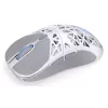 Belaidė žaidimų pelė ENDORFY LIV Onyx White – Bluetooth/2,4 GHz, 12000 DPI, ambidekstrinė, aRGB apšvietimas, 6 mygtukai, USB-A/USB-C laidas