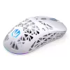 Belaidė žaidimų pelė ENDORFY LIV Onyx White – Bluetooth/2,4 GHz, 12000 DPI, ambidekstrinė, aRGB apšvietimas, 6 mygtukai, USB-A/USB-C laidas