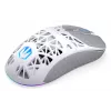 Belaidė žaidimų pelė ENDORFY LIV Onyx White – Bluetooth/2,4 GHz, 12000 DPI, ambidekstrinė, aRGB apšvietimas, 6 mygtukai, USB-A/USB-C laidas