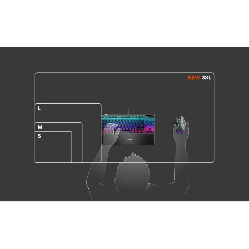 Pelės kilimėlis Steelseries QcK 3XL