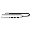 USB Type-C stotelė Satechi ST-P7SS su HDMI, USB 3.2 Gen 2, Gigabit Ethernet — 10000 Mbit/s, 4K@60Hz, sidabrinė