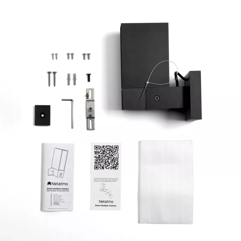 Netatmo Presence Box lauko IP apsaugos kamera 1920 x 1080 pikselių sieninė