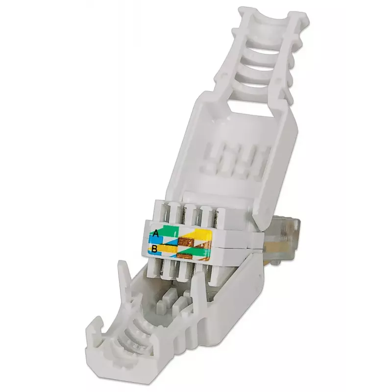 Intellinet RJ45 kištukas be įrankio, Cat5/5e/6, 22-26 AWG UTP