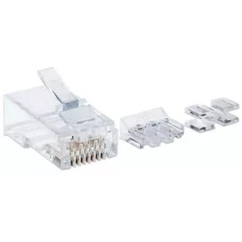 Intellinet Pro Line RJ45 kištukai Cat6A UTP, 3 kontaktai, kietajai vielai, 50 µ auksuoti kontaktai, 80 vnt.