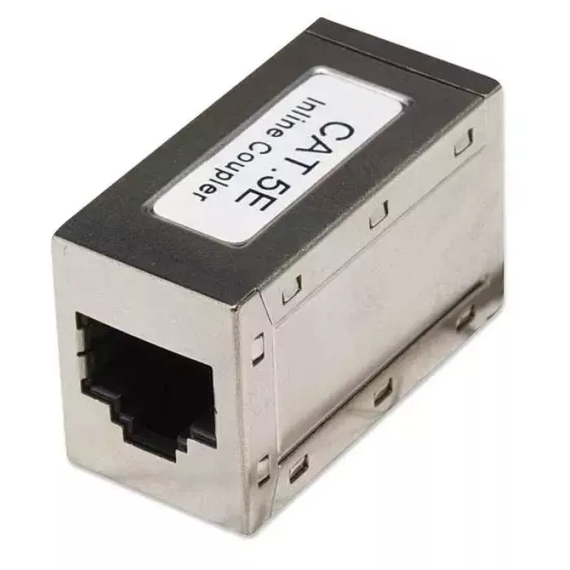 Intellinet Inline Coupler Cat5e FTP jungtis, 8P8C motina-motina, sidabrinė