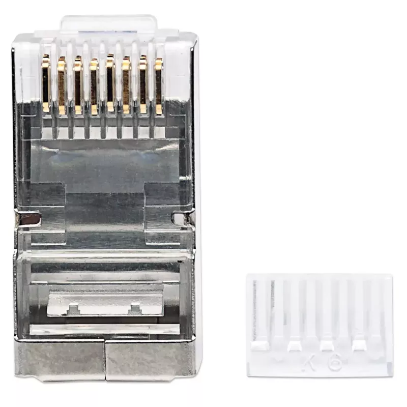 Intellinet Pro Line RJ45 kištukai Cat6 STP, 3 kontaktai, 50 µ auksuoti, 90 vnt.