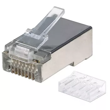 Intellinet Pro Line RJ45 kištukai Cat6 STP, 3 kontaktai, 50 µ auksuoti, 90 vnt.