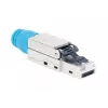 Intellinet Cat8.1 40G ekranuotas RJ45 kištukas be įrankių, mėlynas, vyriškas