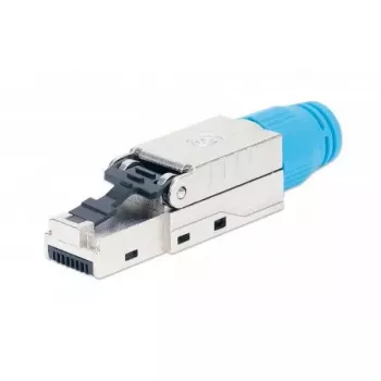 Intellinet Cat8.1 40G ekranuotas RJ45 kištukas be įrankių, mėlynas, vyriškas