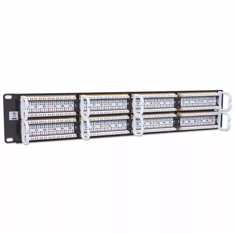 Intellinet Patch Panel, Cat6, UTP, 48 prievadų, 2U, juoda