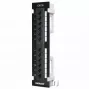 Intellinet Patch Panel, Cat6, montuojamas ant sienos, UTP, 12 prievadų, juoda