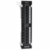 Intellinet Patch Panel, Cat6, montuojamas ant sienos, UTP, 12 prievadų, juoda