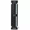 Intellinet Patch Panel, Cat6, montuojamas ant sienos, UTP, 12 prievadų, juoda