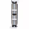 Intellinet Patch Panel, Cat6, montuojamas ant sienos, UTP, 12 prievadų, juoda