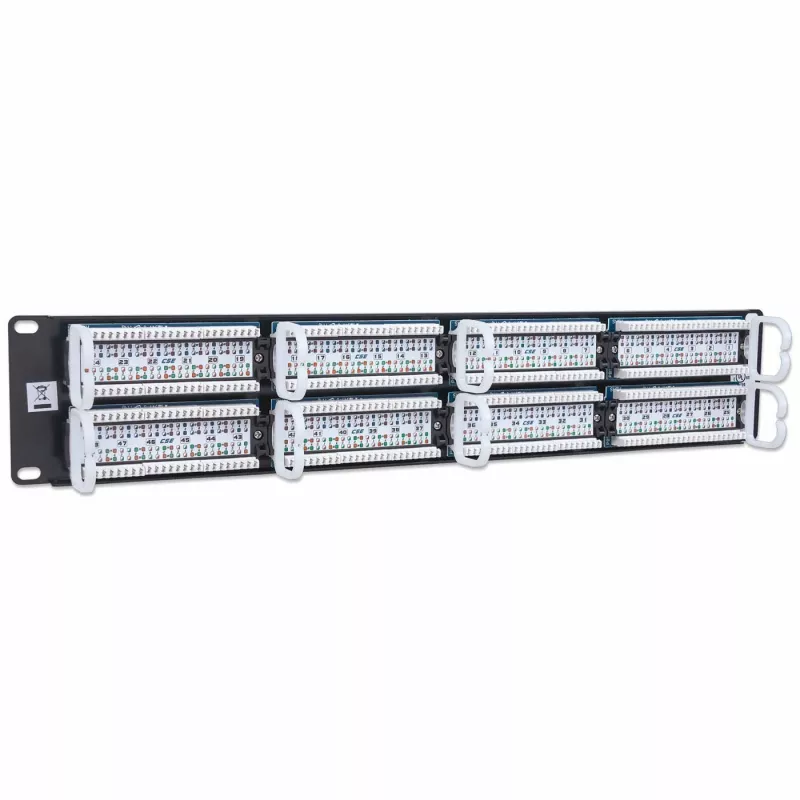 Intellinet pataisų skydelis (patch panel), Cat5e, UTP, 48 prievadų, 2U, juodas