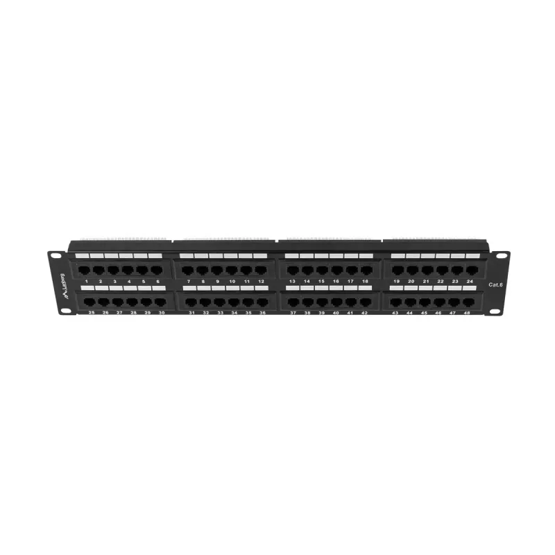 Stovo priedas Lanberg PPU6-2048-B 19 colių 2U 48 prievadų