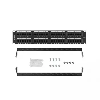 Stovo priedas Lanberg PPU6-2048-B 19 colių 2U 48 prievadų