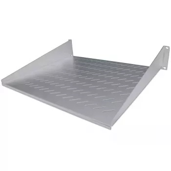 Intellinet 19 colių konsolinė lentyna, 2U, 2 taškų priekinis tvirtinimas, 400 mm gylis, ventiliuojama, max 25 kg, pilka, trejų metų garantija