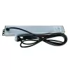 Techly I-CASE STRIP-16SH maitinimo skirstytuvas (PDU) 6 lizdai 1.5U juodas, sidabrinis