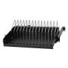 Techninė lentyna Techly I-CABINET-TRAY14BK Juoda 4U 19 colių