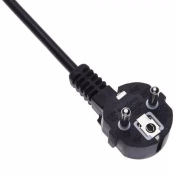 Maitinimo juosta Techly 9 vietų 19 colių stovo Schuko kištukas su jungikliu 1U juoda raudona