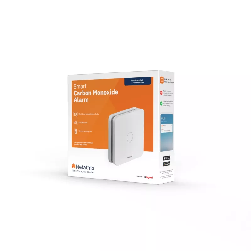 Anglies monoksido detektorius Netatmo Smart Carbon Monoxide Alarm