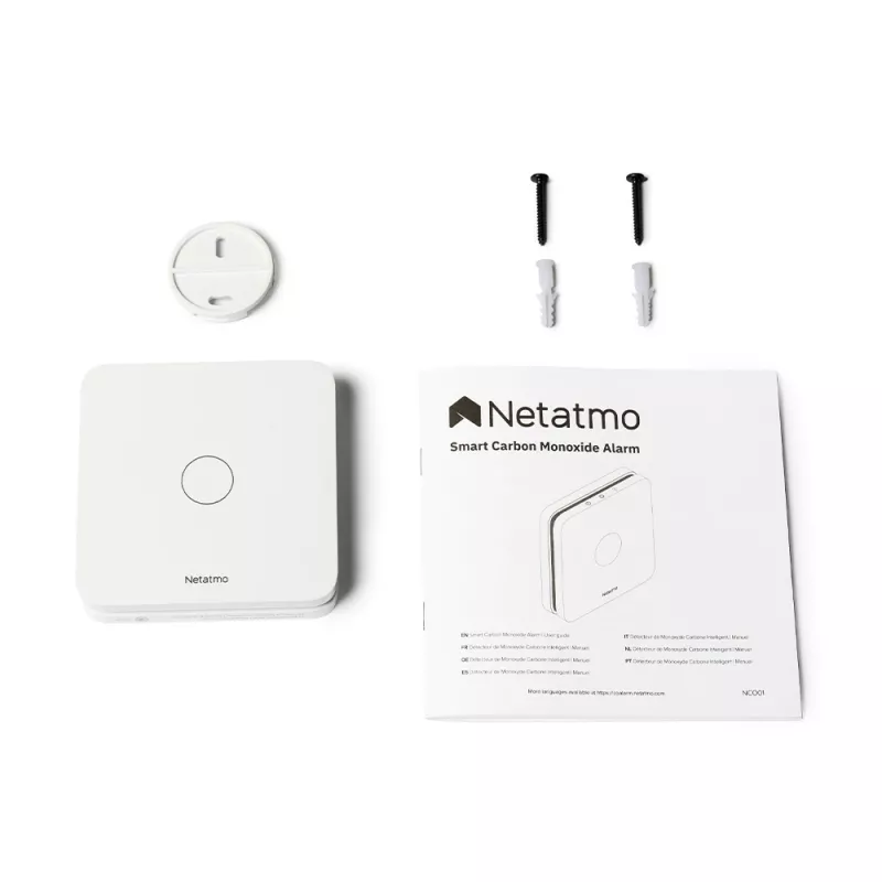 Anglies monoksido detektorius Netatmo Smart Carbon Monoxide Alarm