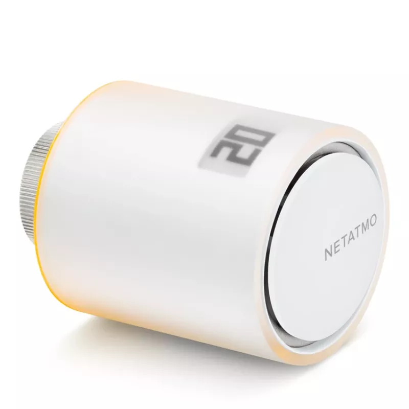 Netatmo pradžios rinkinys – išmanieji radiatoriaus vožtuvai, balta spalva, 0–50 °C, 2400 MHz, 100 m, 5–30 °C, °C