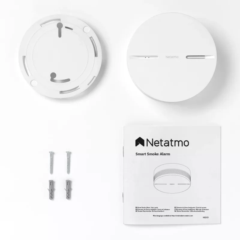 Netatmo NA-NSA-EC belaidis tarpusavyje sujungiamas dūmų detektorius