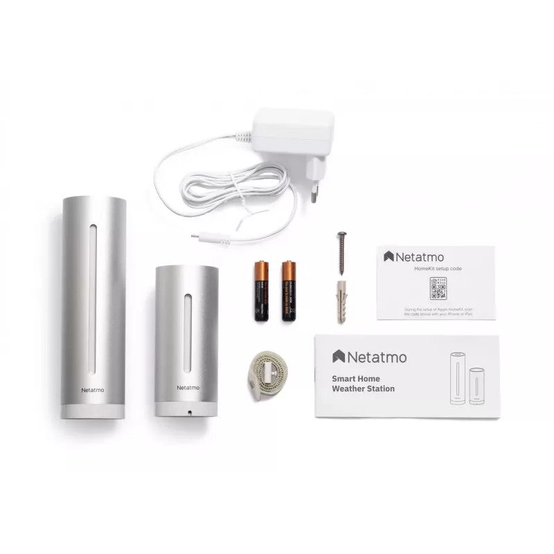 Netatmo Indoor Pack „Išmani namų orų stotis + papildomas vidaus modulis“
