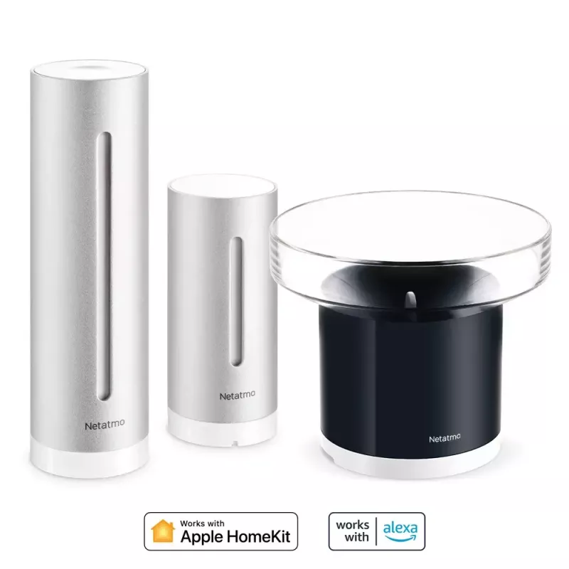 Netatmo Rain Pack „Išmani orų stotelė + išmanus lietaus matuoklis“