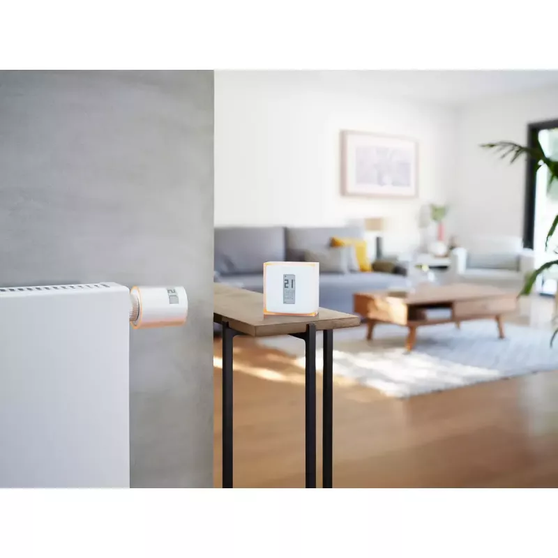Netatmo rinkinys: išmanus termostatas + 3 papildomi išmanūs radiatorių vožtuvai