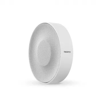 Belaidė sirenėlė Netatmo NA-NIS01 vidaus patalpoms balta, 110 dB, USB prievadas, AA x4, 130×35×130 mm