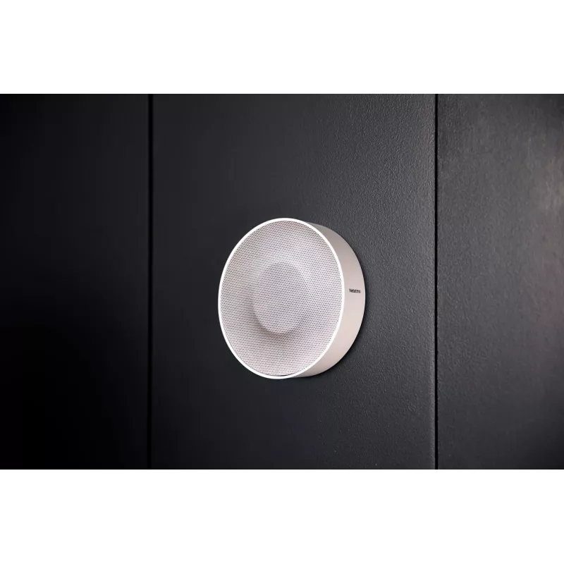 Belaidė sirenėlė Netatmo NA-NIS01 vidaus patalpoms balta, 110 dB, USB prievadas, AA x4, 130×35×130 mm