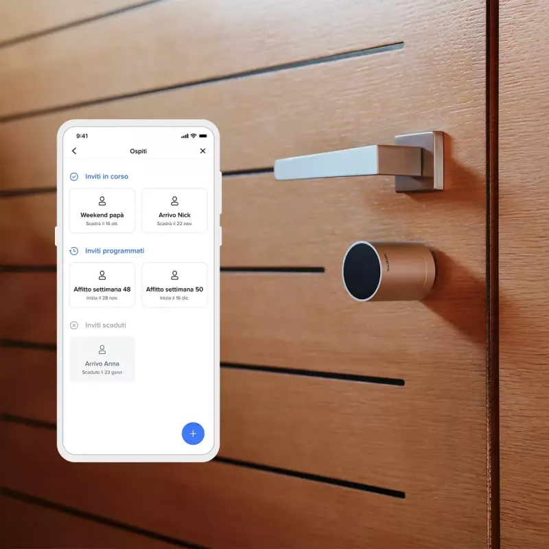 Išmanioji durų spyna Netatmo NDL-EC Keyless juoda pilka