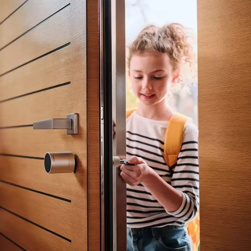 Išmanioji durų spyna Netatmo NDL-EC Keyless juoda pilka