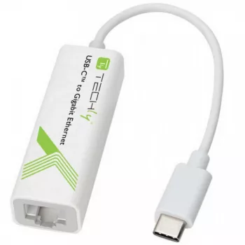 Techly keitiklis USB 3.1 Type-C į Gigabit Ethernet IADAP USB31-ETGIGA