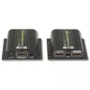 Techly IDATA EXT-E70POED AV siųstuvas ir imtuvas, juodas